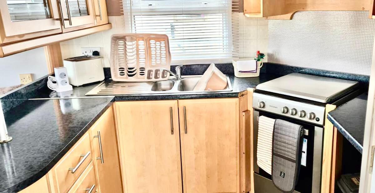 Wrights Retreat 4 Lunan View St Cyrus Caravan Park Saint Cyrus Buitenkant foto